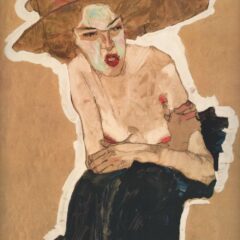 Egon Schiele Lithograph 6, The spiteful one 1968