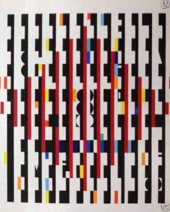 Yaacov Agam Original Serigraph XX siecle 1971