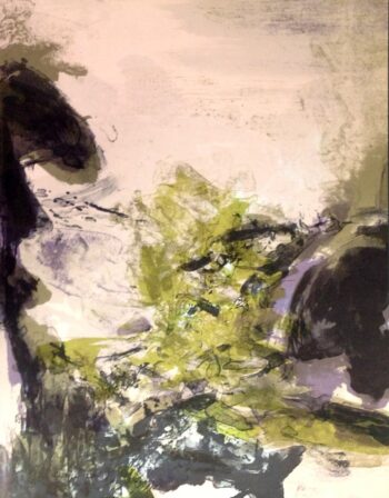 Zao Wou-Ki Original lithograph XX siecle 1971