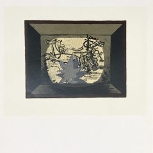 Braque lithograph le char 3 printed by mourlot 1963