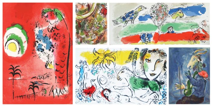 Marc Chagall art print and lithographs