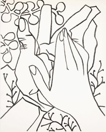 1951 Francoise Gilot Lithograph 3, The Caress Mourlot