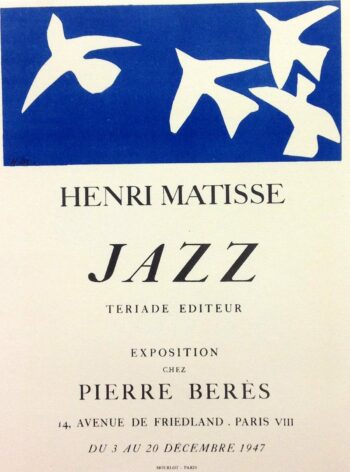 Henri Matisse Art in poster Jazz