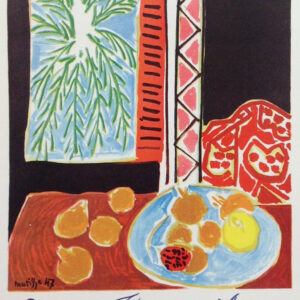 Matisse Lithograph 40 Travail et joie Mourlot 1969