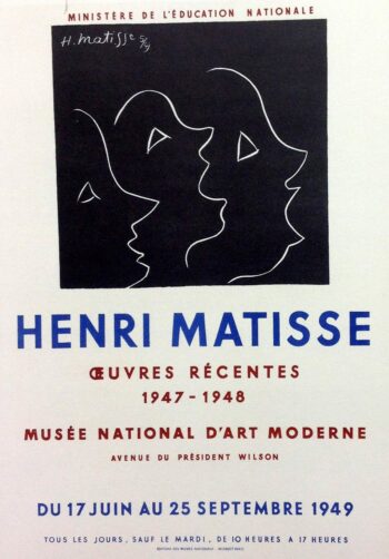 Matisse Lithograph 41 Oeuvres Recentes 1959 Mourlot