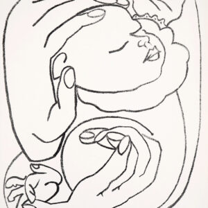 Francoise Gilot Lithograph 9 ,,Maternity Mourlot 1951