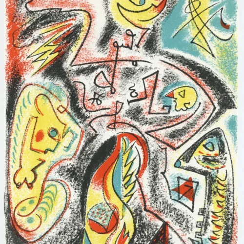 1969 Andre Masson lithograph xxe siecle