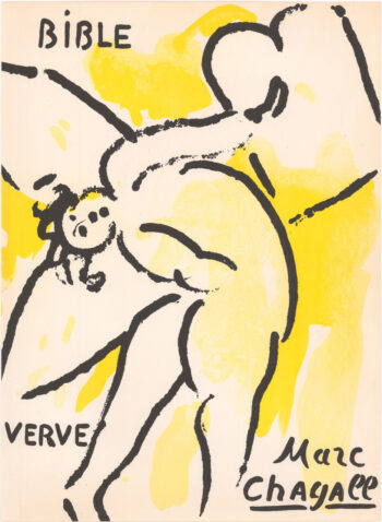 1956 Verve Chagall Original Lithograph Genesis