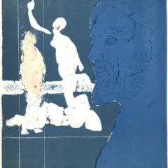 1969 Paul Guiramand Original Lithograph Untitled V1-10
