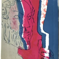 1969 Paul Guiramand Original Lithograph Untitled V1-9