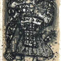 1964 Akira Kito Original Lithograph Enfant
