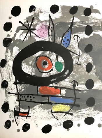 Joan Miro Original Lithograph, Oiseau solaire 1967