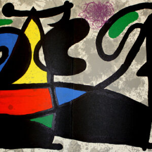 Joan Miro Lithograph "DM02186d" ,Derriere le miroir