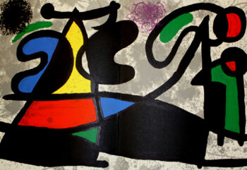 Joan Miro Lithograph "DM02186d" ,Derriere le miroir