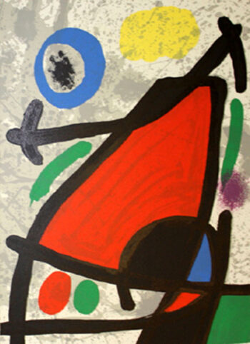 Joan Miro Lithograph "DM03186" Derriere le miroir