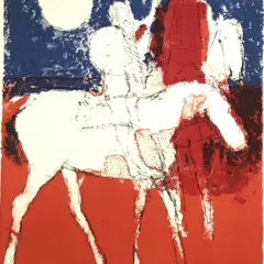Paul Guiramand Original Lithograph 1969 Untitled V1-1