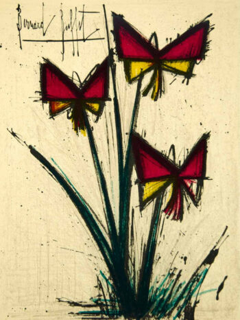 Bernard Buffet Original lithograph Pensees 1966