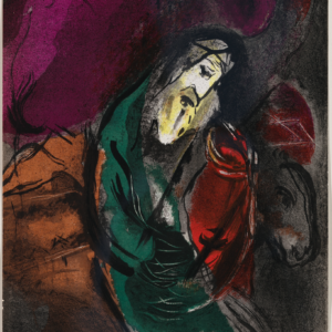 1956 Verve Bible Chagall Original Lithograph Jeremiah