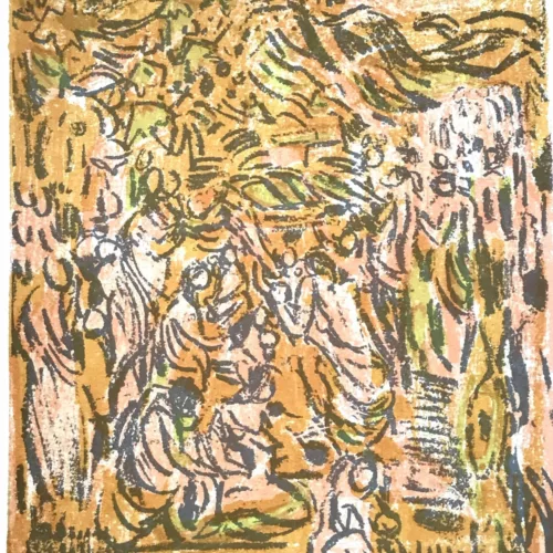 1969 André Cottavoz Original Lithograph V1-10 Mourlot