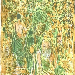 1969 André Cottavoz Original Lithograph V1-9 Mourlot