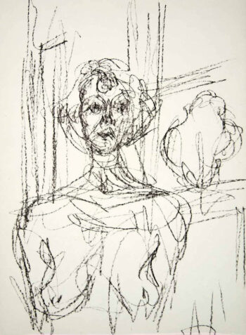 Alberto Giacometti Original lithograph Mourlot 1966