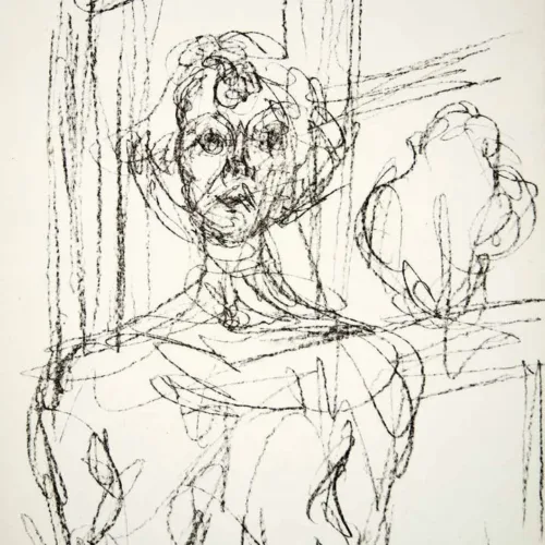 Alberto Giacometti Original lithograph Mourlot 1966