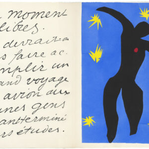 1983 Matisse Lithograph 8 jazz Icarus