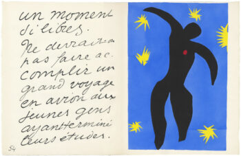 1983 Matisse Lithograph 8 jazz Icarus