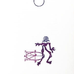 Max Ernst Original Lithograph 1970 Crazy and five o'clock tea-3
