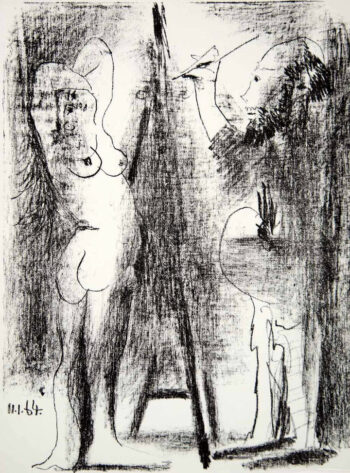 Pablo Picasso Original lithograph Le Peintre et son Modele