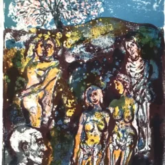 1969 Walter Spitzer Original Lithograph V1-11 Mourlot