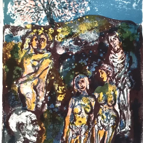 1969 Walter Spitzer Original Lithograph V1-11 Mourlot