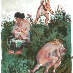 1969 Walter Spitzer Original Lithograph V1-9 Mourlot