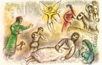 1989 Chagall Lithograph v2 Odyssee Peace rediscovered