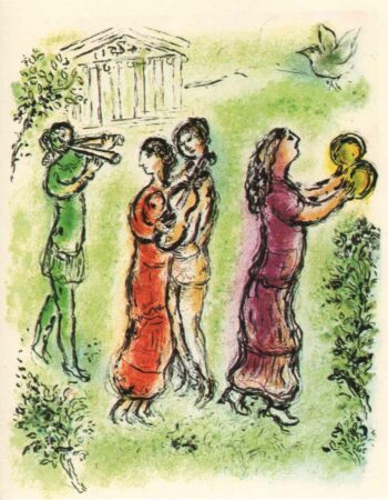 1989 Chagall Lithograph v2 Odyssee The The festival