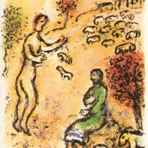 1989 Chagall Lithograph v2 Odyssee Ulysses and Eumaeus