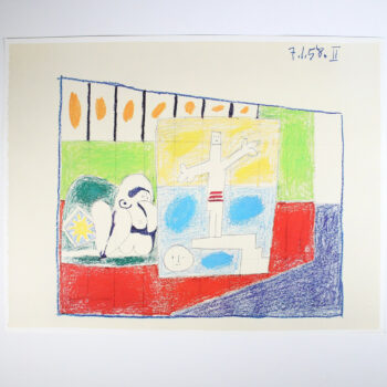 1972 Picasso La Chute D'Icare 4 Edition D'art Skira