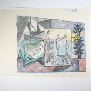 1972 Picasso La Chute D'Icare No.7 Edition D'art Skira