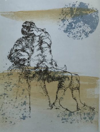 1979 Luc Simon Original Lithograph Untitled 10