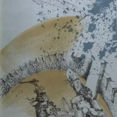 1979 Luc Simon Original Lithograph Untitled 2