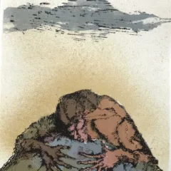 1979 Luc Simon Original Lithograph Untitled 3