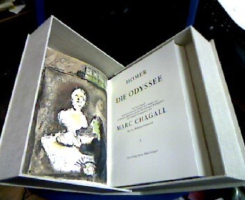 1989 Book Marc Chagall Odyssee 2 volumes, 43 Lithographs