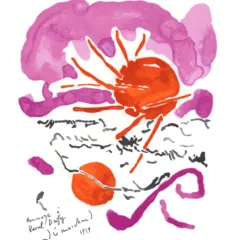 1965 Andre Marchant Homage to Dufy Lithograph 21 Composition