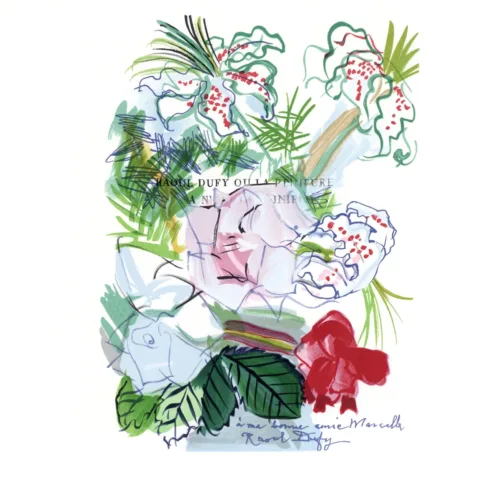 Raoul Dufy Lithograph Fleurs