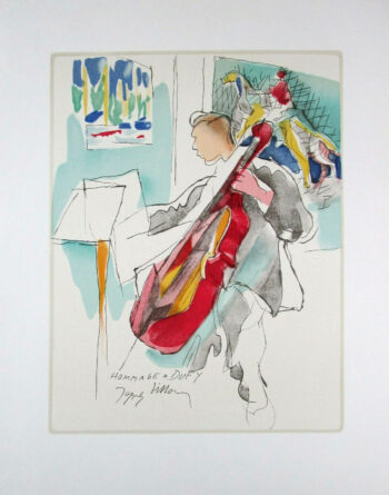 1065 Jacques Villon Lithograph 3 - Composition