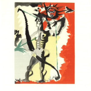 1965 Jean Lurcat Lithograph 19 Homage a Raoul Dufy