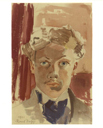 1065 Raoul Dufy Lithograph 1 Self Portrait