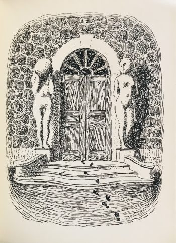 1948 Rene' Magritte Illustration 11, Les chant de Maldoror