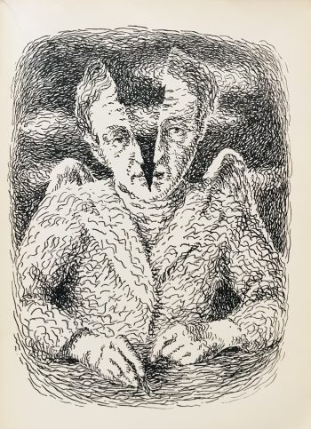 1948 Rene' Magritte Illustration 3, Les chant de Maldoror