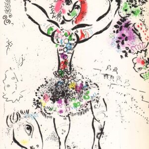 Chagall Original Lithograph vol 1, La Jongleuse 1960